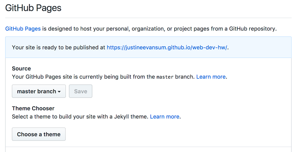 GitHub, ready to publish