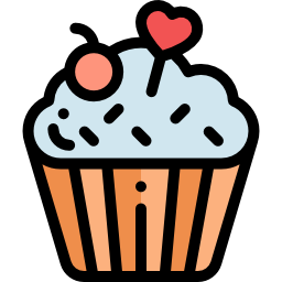 Cupcake-shaped Logo