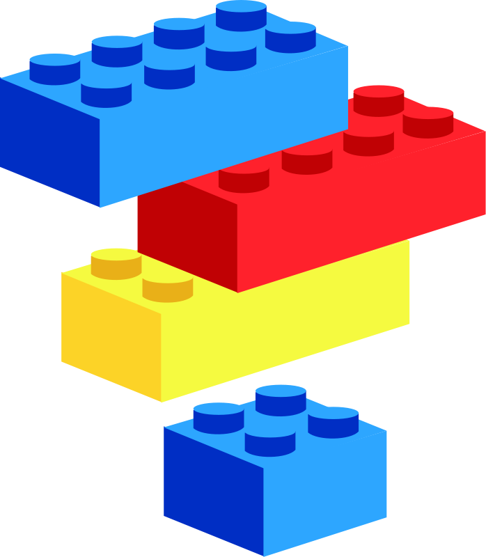 stacked building blocks